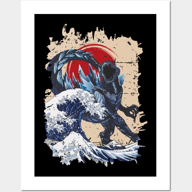 Godzilla - Vintage Japan Wall Art by Leopards